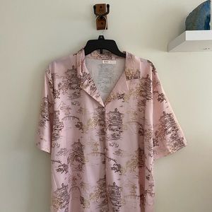 Light Pink Detailed Blouse